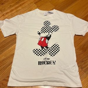 Zara ‘Call Me Mickey’ Tee women’s size 10 or Small never worn